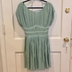 3.1 Phillip Lim Pleated Mint Green Dress